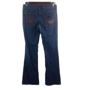 Lei Chelsea Low-Rise 29x31 3 Riveted Flap Eagle Stitched Pocket Jeans